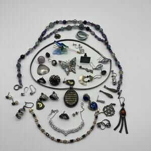 STERLING SILVER Broken Damaged As Is For Craft Parts DIY Scrap Jewelry Lot